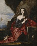 Jose de Ribera Die Bubende Hl. Maria Magdalena als Thais, Fragment oil painting
